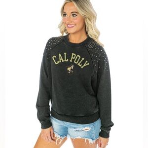 Two SWEATSHIRTS: 1 NEW, 1 WORN & WASHED 1x, CAL POLY TOPS! $58 & $62 bought SLO